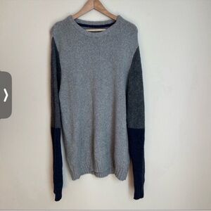 life/after/denim Multi Gray Wool CrewNeck Sweater